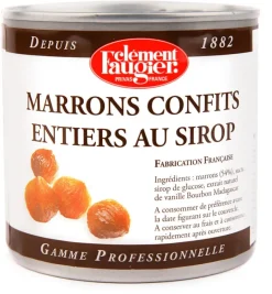 Marrons extra confits au sirop 300 g Clément Faugier