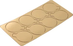 Mini-carton or (x 200) rond Ø 7 cm