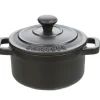 Mini-cocotte en fonte noire Ø 10 cm Le Chasseur