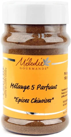 Mélange 5 épices chinoises 150 g Mélodie Gourmande