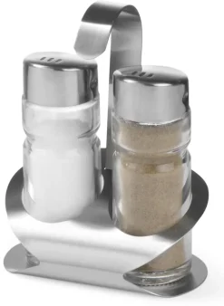 Ménagère inox 2 pièces poivre et sel