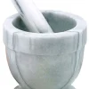 Mortier de cuisine en marbre avec pilon Ø 10 cm