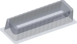 Moule à bûche demi-ronde (x 6) long 25 cm larg 4 cm