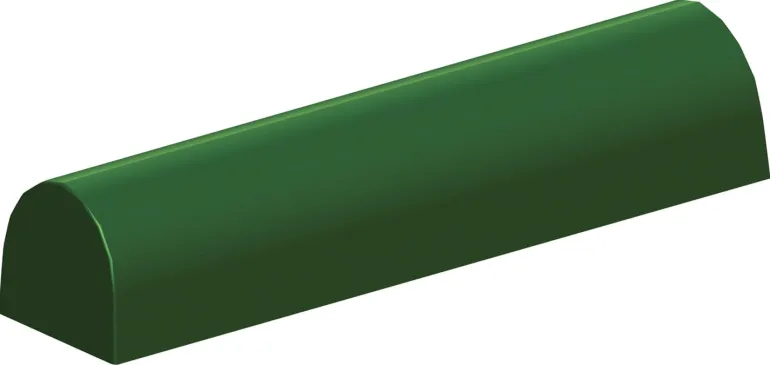 Moule à bûche demi-ronde (x 6) long 25 cm larg 8 cm