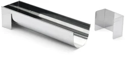Moule à bûche démontable inox Grand modèle 30 cm x Ø 7,5 cm De Buyer