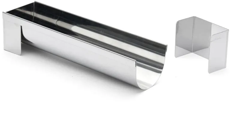 Moule à bûche démontable inox Grand modèle 30 cm x Ø 7,5 cm De Buyer