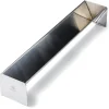 Moule à bûche inox triangulaire long 50 cm 9 cm de côté Matfer