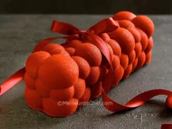 Moule à bûche silicone Atomic 25 x 8 cm Pavoni