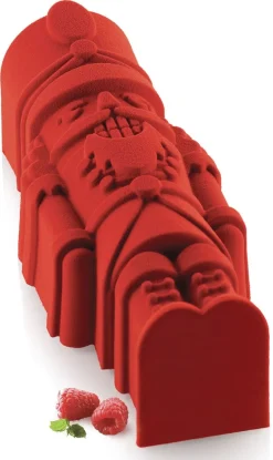 Moule à bûche silicone Casse Noisette 25,3 x 9 cm Silikomart