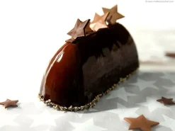Moule à bûche silicone Gianduia 25 x 8 cm Silikomart