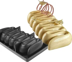 Moule à bûche silicone Honoré 23 x 10,5 cm Pavoni