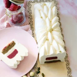 Moule à bûche silicone Instant 3D Saint Honoré 25 x 8 cm Déco Relief