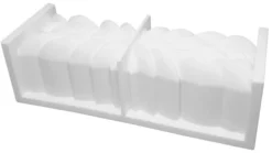 Moule à bûche silicone Instant 3D Saint Honoré 25 x 8 cm Déco Relief