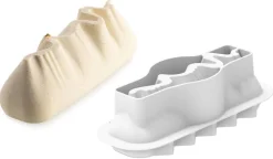 Moule à bûche silicone Slope 25 x 8 x ht 8 cm Silikomart