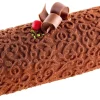 Moule à bûche silicone Tapis arabesque 25 x 9 cm Silikomart