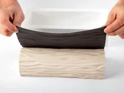 Moule à bûche silicone Tapis faux bois 25 x 9 cm Silikomart