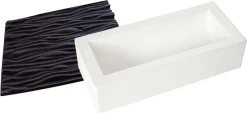 Moule à bûche silicone Tapis faux bois 25 x 9 cm Silikomart