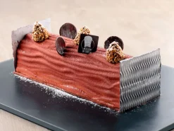 Moule à bûche silicone Tapis faux bois 25 x 9 cm Silikomart