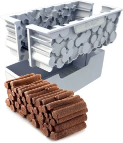 Moule à bûche silicone Woody 22 x 9 cm Silikomart