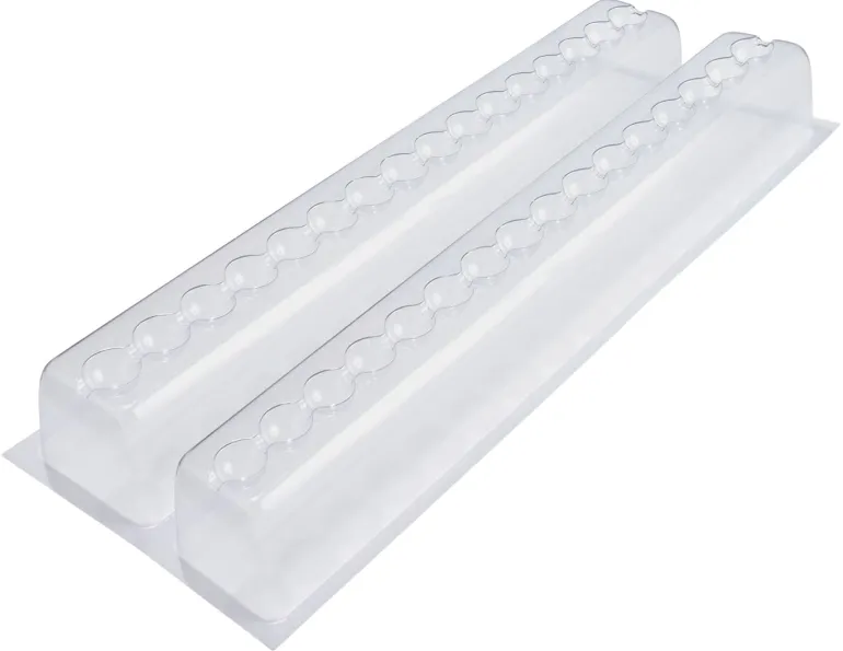Moule à bûche thermoformé (x 10) bille 57 x 8 cm Matfer