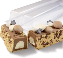 Moule à bûche thermoformé (x 10) trapèze 57 x 8 cm Matfer