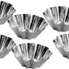 Moule à brioche en fer blanc 6 unités Ø 10 cm Mallard Ferrière