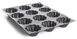 Moule briochettes cannelées 60 x 40 cm Ø 6,2 cm (24 empreintes) Flexipan