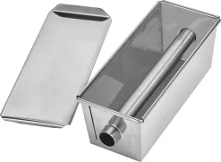 Moule à cake inox avec insert tube 40 x 8 x 8 cm Mallard Ferrière