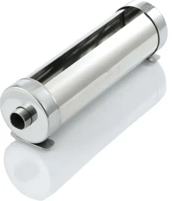 Moule à cake inox rond avec insert tube Ø 7,8 x 25 cm Martellato