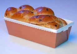 Moule à cake Optima carton renforcé 20 x 8,2 x ht 7 cm (x 10) Nordia