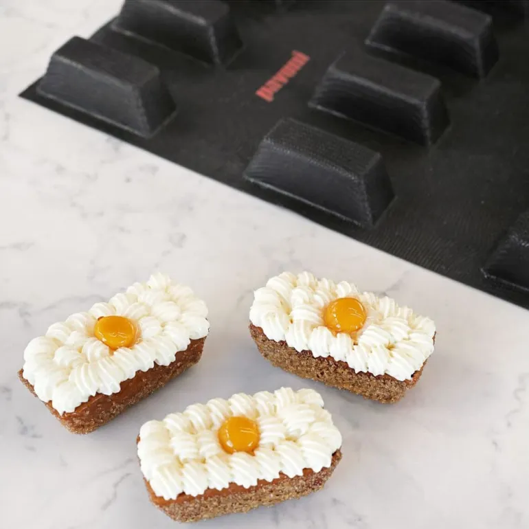 Moule cakes Fiberform 60 x 40 cm 8 x 3 cm (24 empreintes) Pavoni