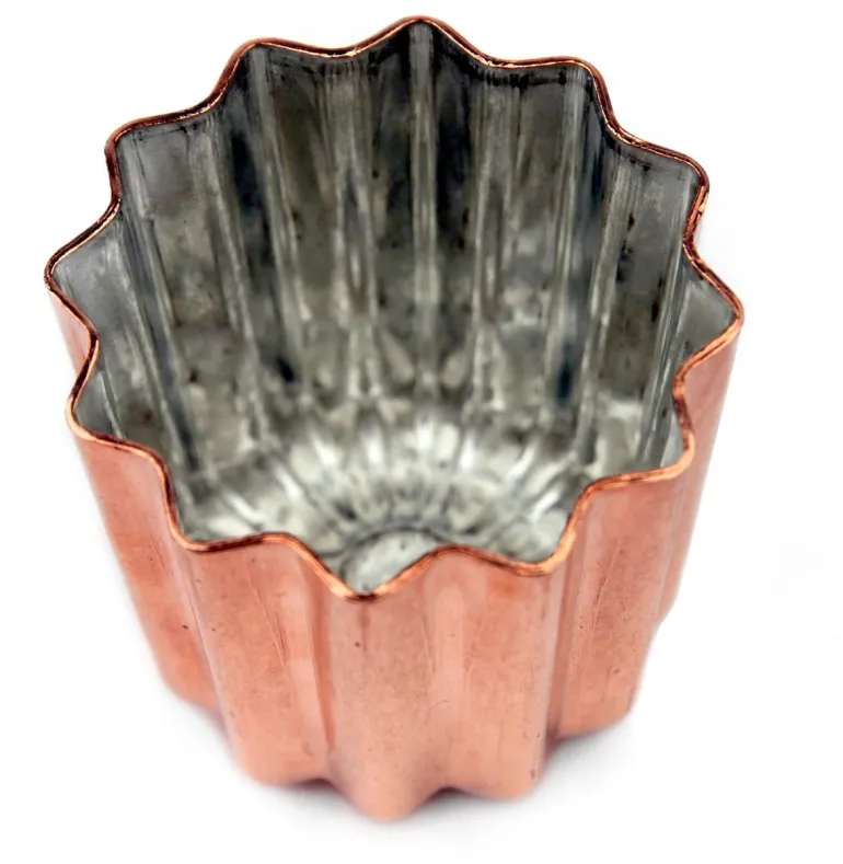 Moule à cannelé en cuivre professionnel Ø 5,5 cm