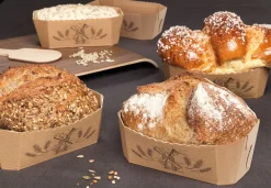Moule carton pour pain et brioche 50 pièces Nordia