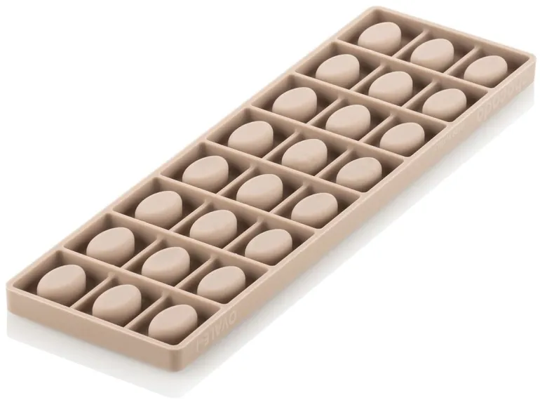 Moule chocolat avec insert 24 ovales 3,3 x 2,3 cm Silikomart