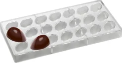 Moule chocolat bonbons ovale 21 empreintes Pavoni