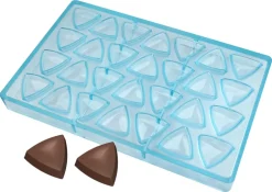 Moule chocolat bonbon triangle