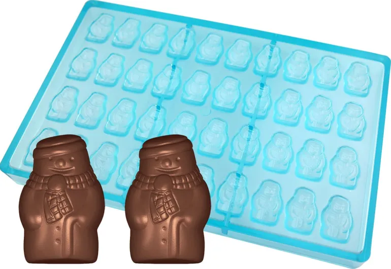 Moule chocolat bonhomme de neige