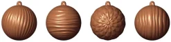 Moule chocolat 4 boules de Noël