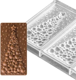 Moule chocolat Bubble Tree 3 tablettes Pavoni