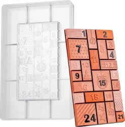 Moule chocolat Calendrier de l'Avent Martellato