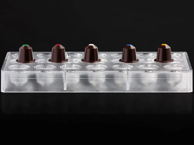 Moule chocolat capsule de café Pavoni