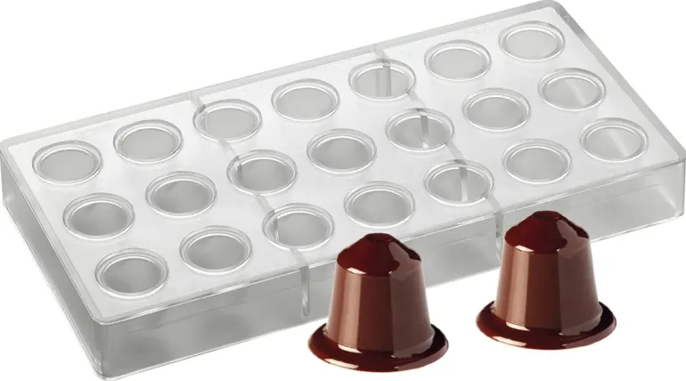 Moule chocolat capsule de café Pavoni