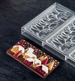 Moule chocolat Christmas Village 3 tablettes Pavoni