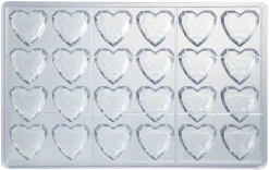 Moule chocolat coeur diamant