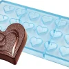 Moule chocolat 18 coeurs entrelacés
