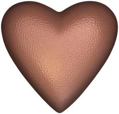 Moule chocolat 2 coeurs 9,5 x 10 cm