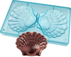 Moule chocolat coquille saint-jacques