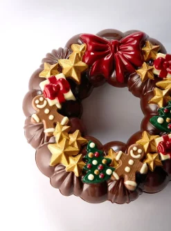 Moule chocolat couronne de Noël Pavoni