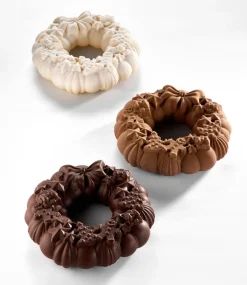 Moule chocolat couronne de Noël Pavoni