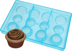 Moule chocolat 4 cupcakes